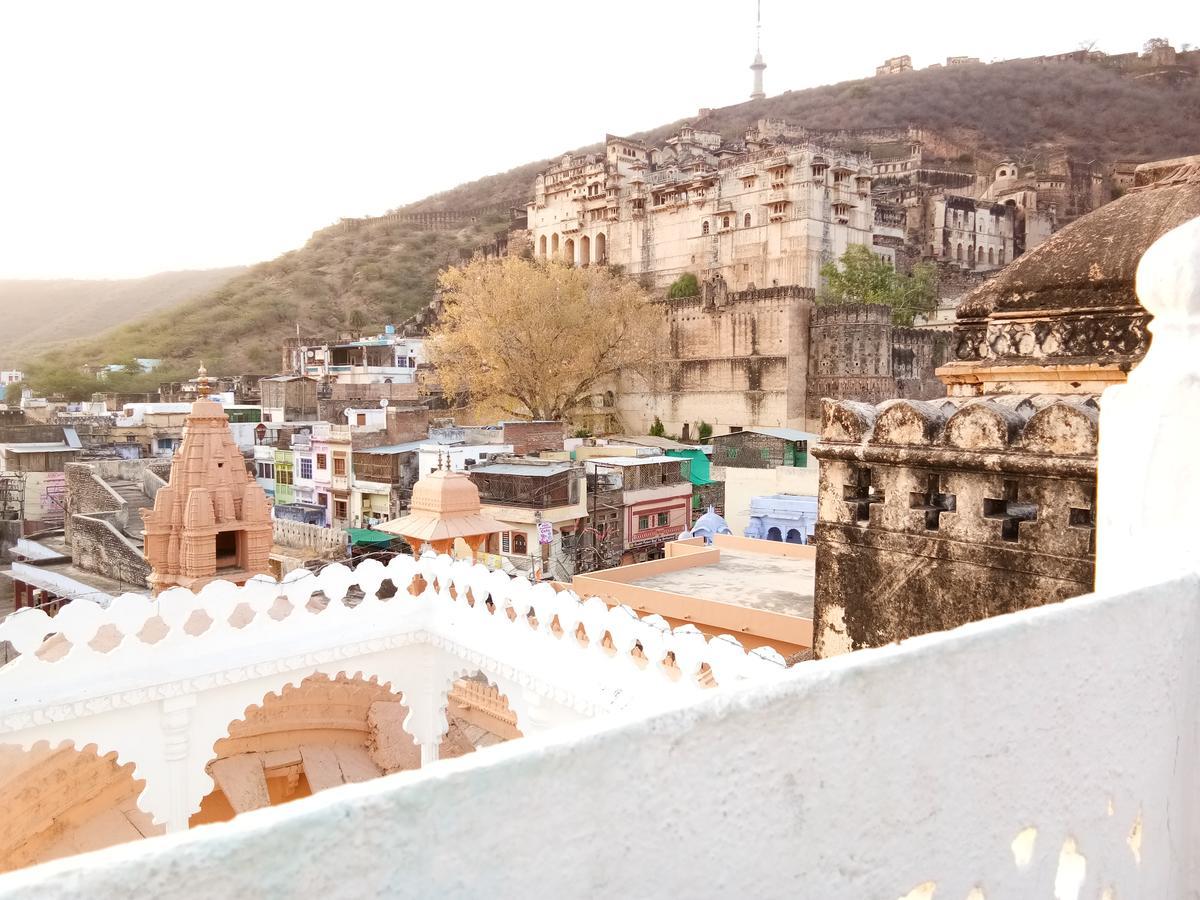 Haveli Taragarh Palace Būndi Buitenkant foto